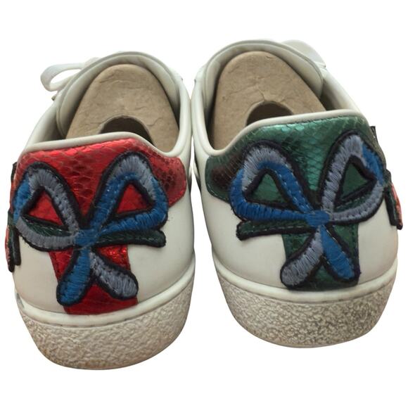 Gucci Ace Embroidered Floral Sneakers Size 36 - Picture 11 of 14
